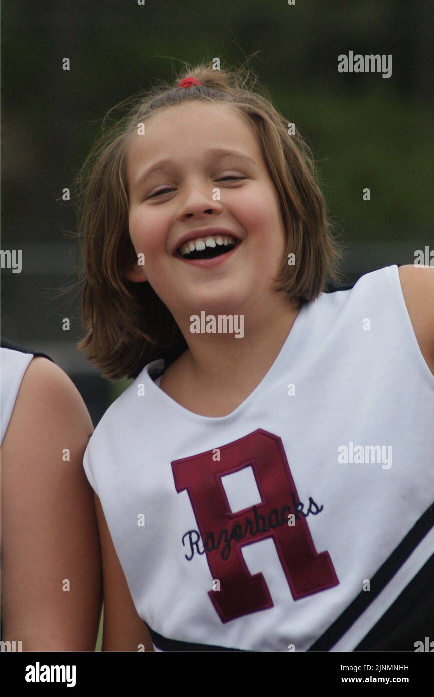 Cheerleading is Hard Work! Stock Photo Alamy