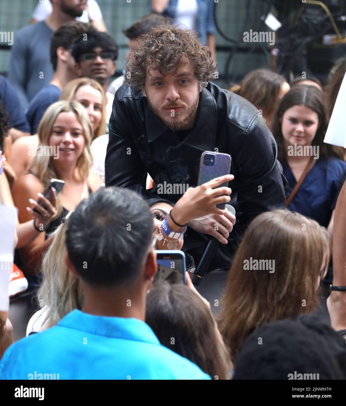 Jack Parrot Rapper August 12, 2022, New York, New York, USA: Rapper JACK HARLOW poses for ...