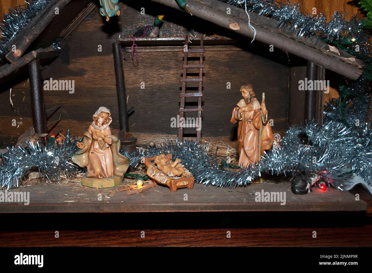 Christmas Nativity Scene Stock Photo