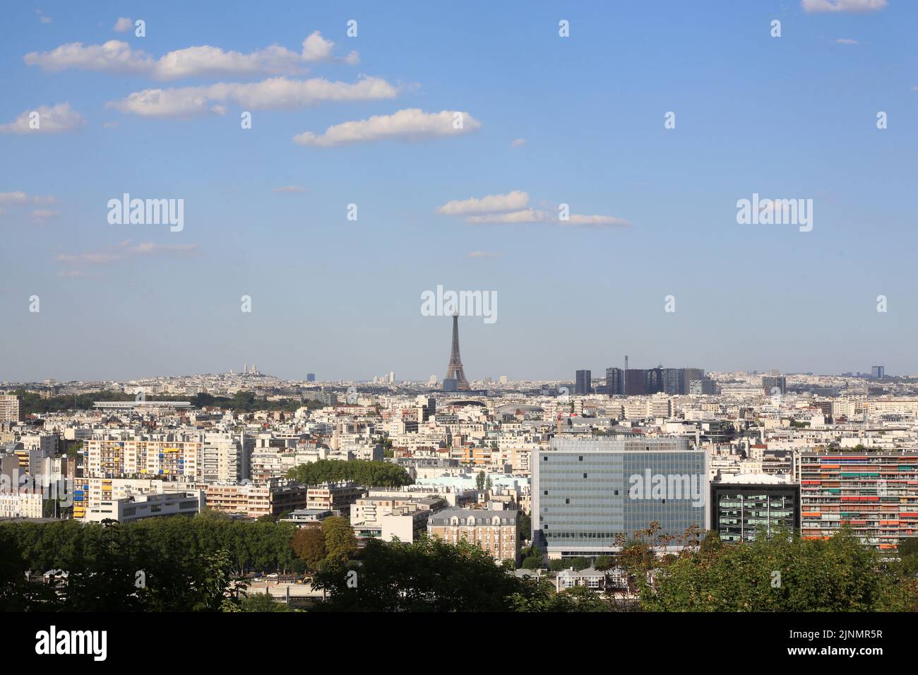 Paris. Vue du parc de Saint-Cloud. Saint-Cloud. Ile-de-France. France. Europe. Stock Photo