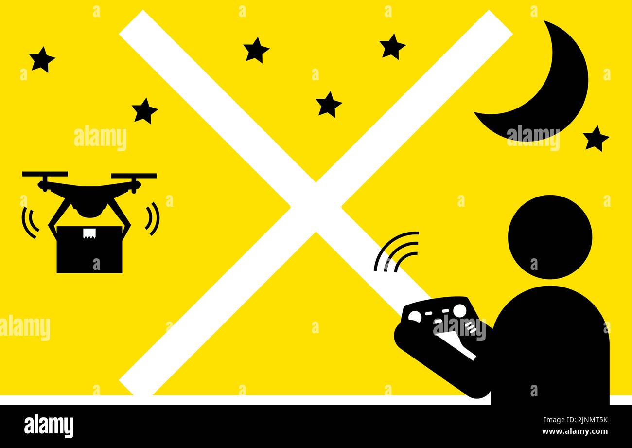 Night flying restrictions Stock Vector Images Alamy