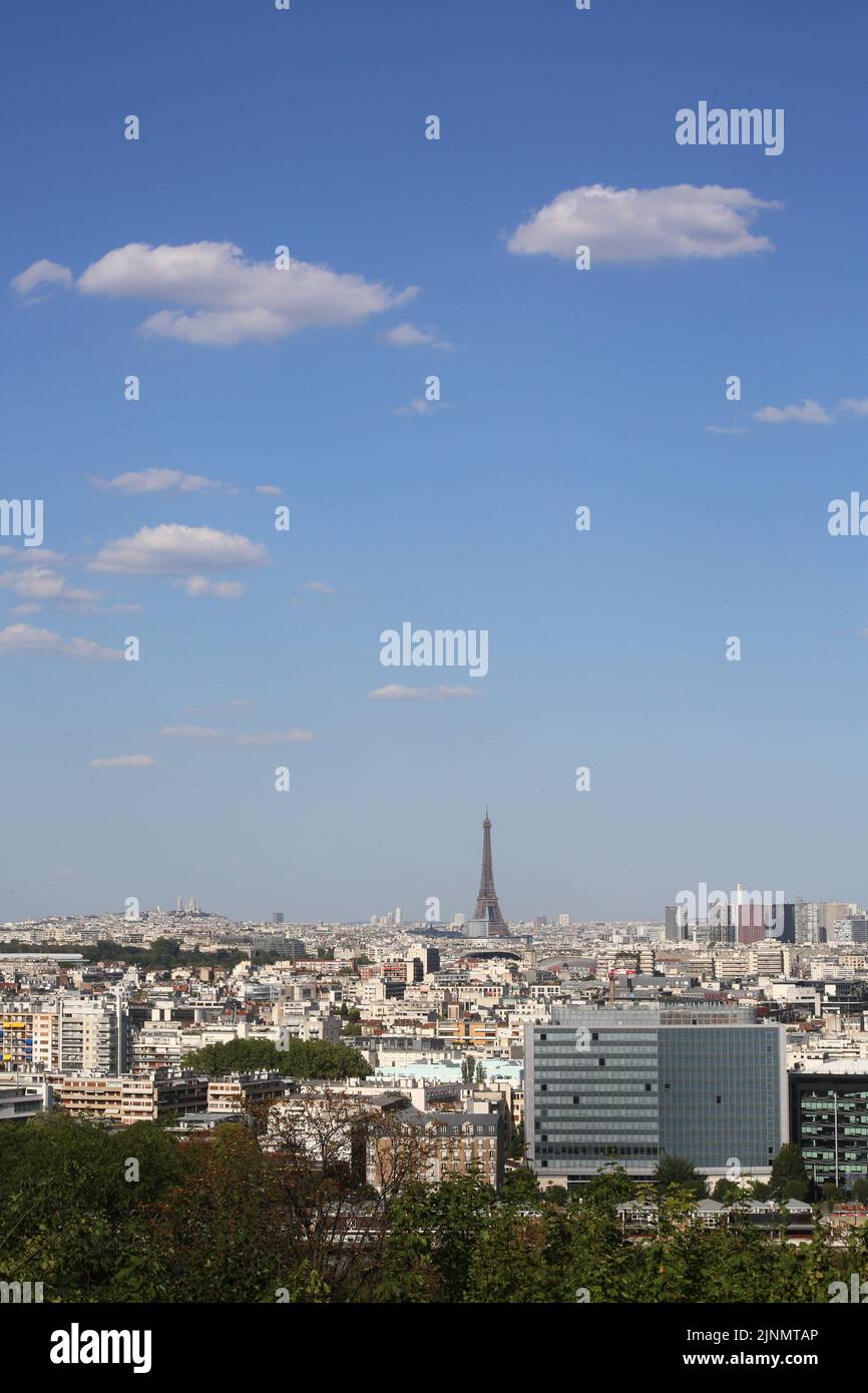 Paris. Vue du parc de Saint-Cloud. Saint-Cloud. Ile-de-France. France. Europe. Stock Photo