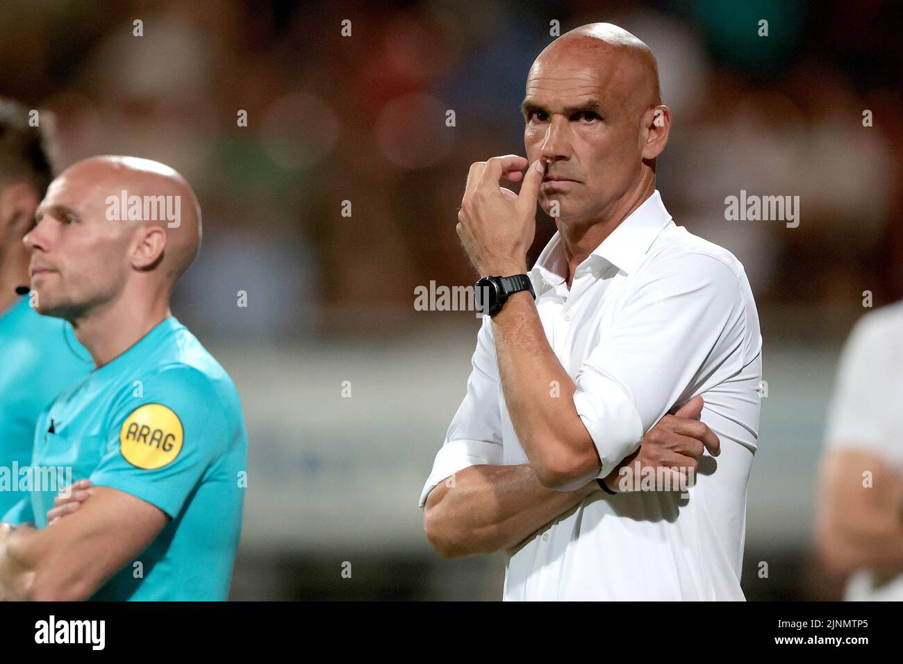 Rotterdam, Netherlands. 12th Aug, 2022. ROTTERDAM - Coach Thomas Letsch of  Vitesse during the Dutch Eredivisie match between sbv Excelsior and Vitesse  at the Van Donge & De Roo Stadium on August