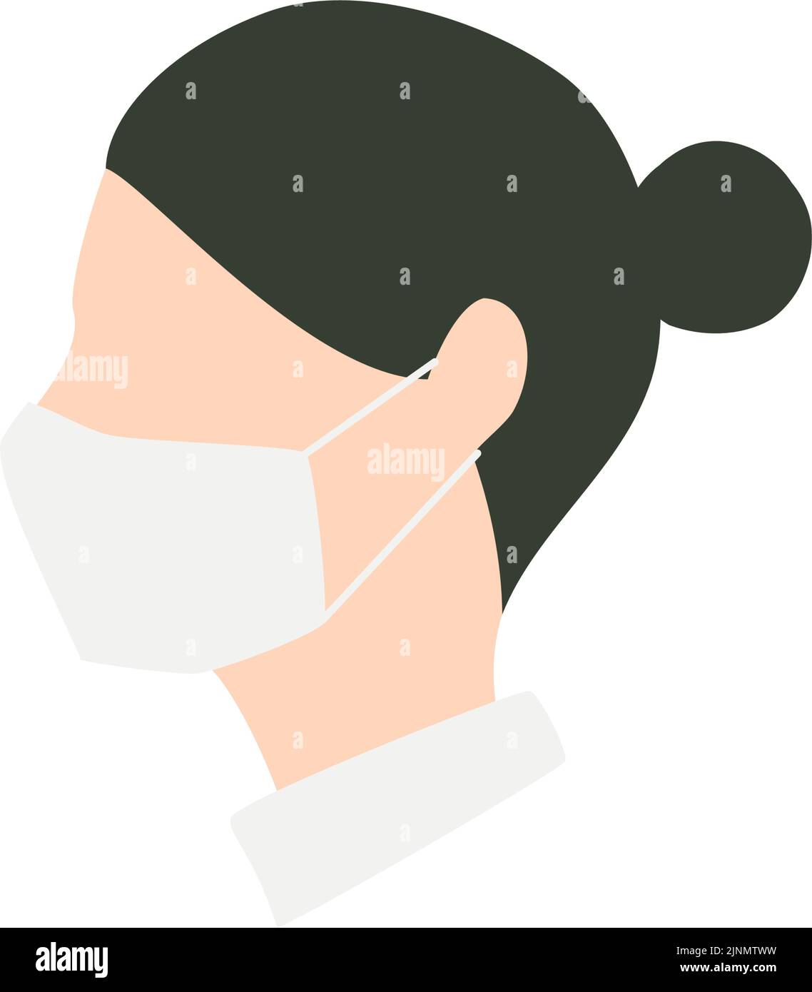 Asian woman mask Stock Vector Images Alamy