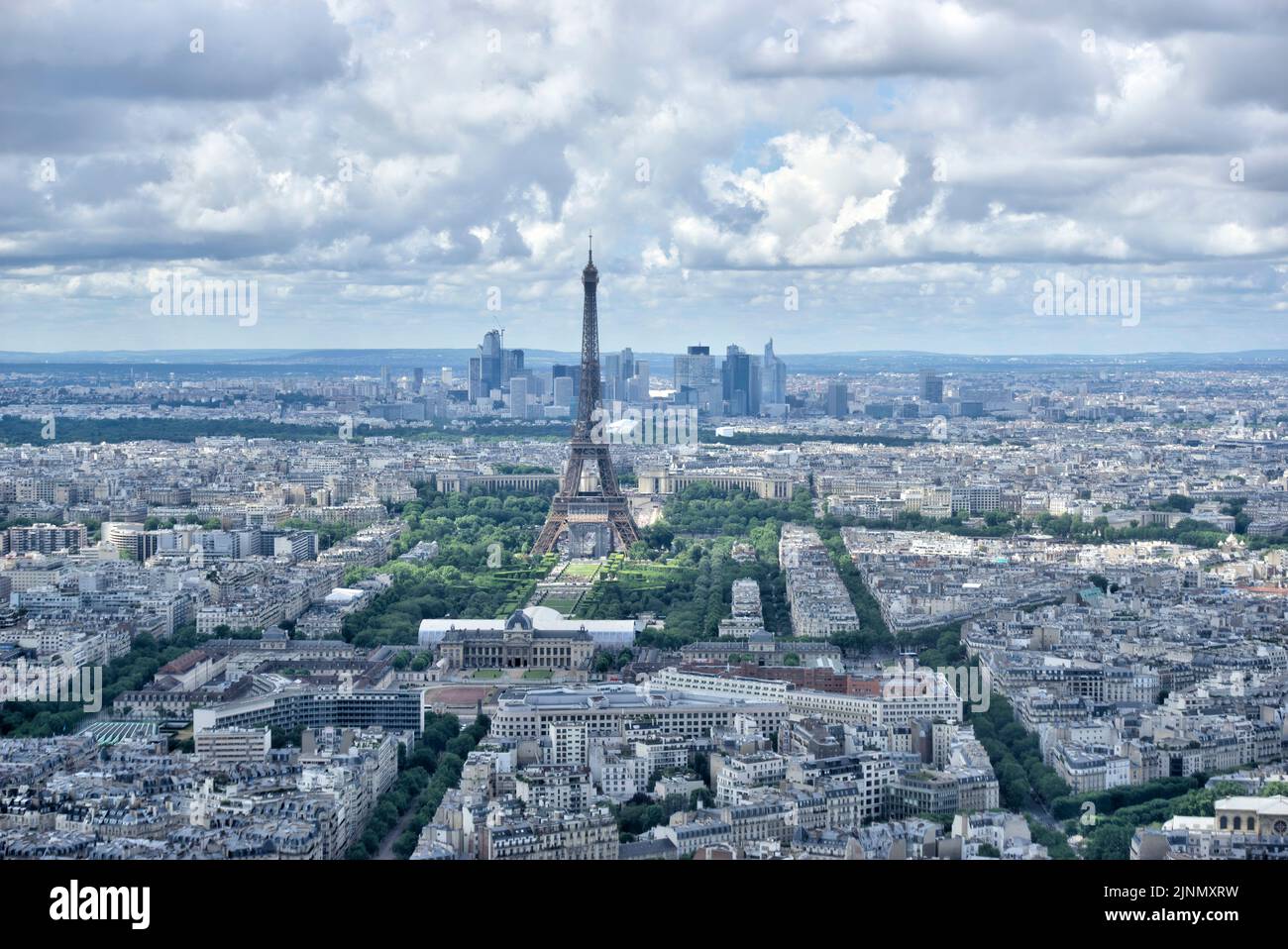 Paris, France May 27, 2022 View of Paris including the Eiffel Tower