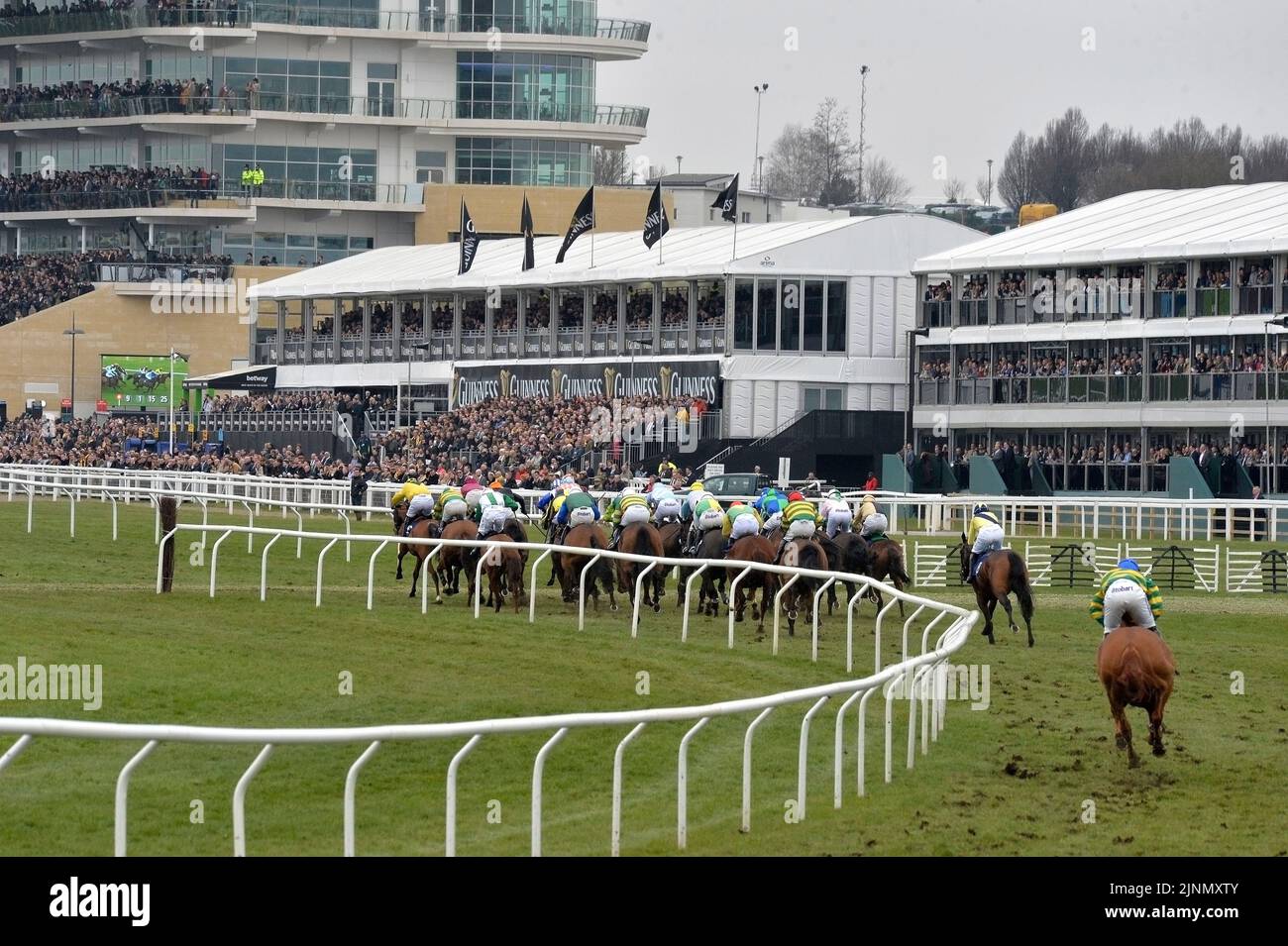 Cheltenham Gold Cup Day 18.03.16 Race 2 Stock Photo