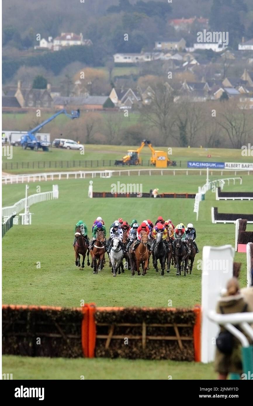 Cheltenham Gold Cup Day  15.03.13  RACE 6 Stock Photo