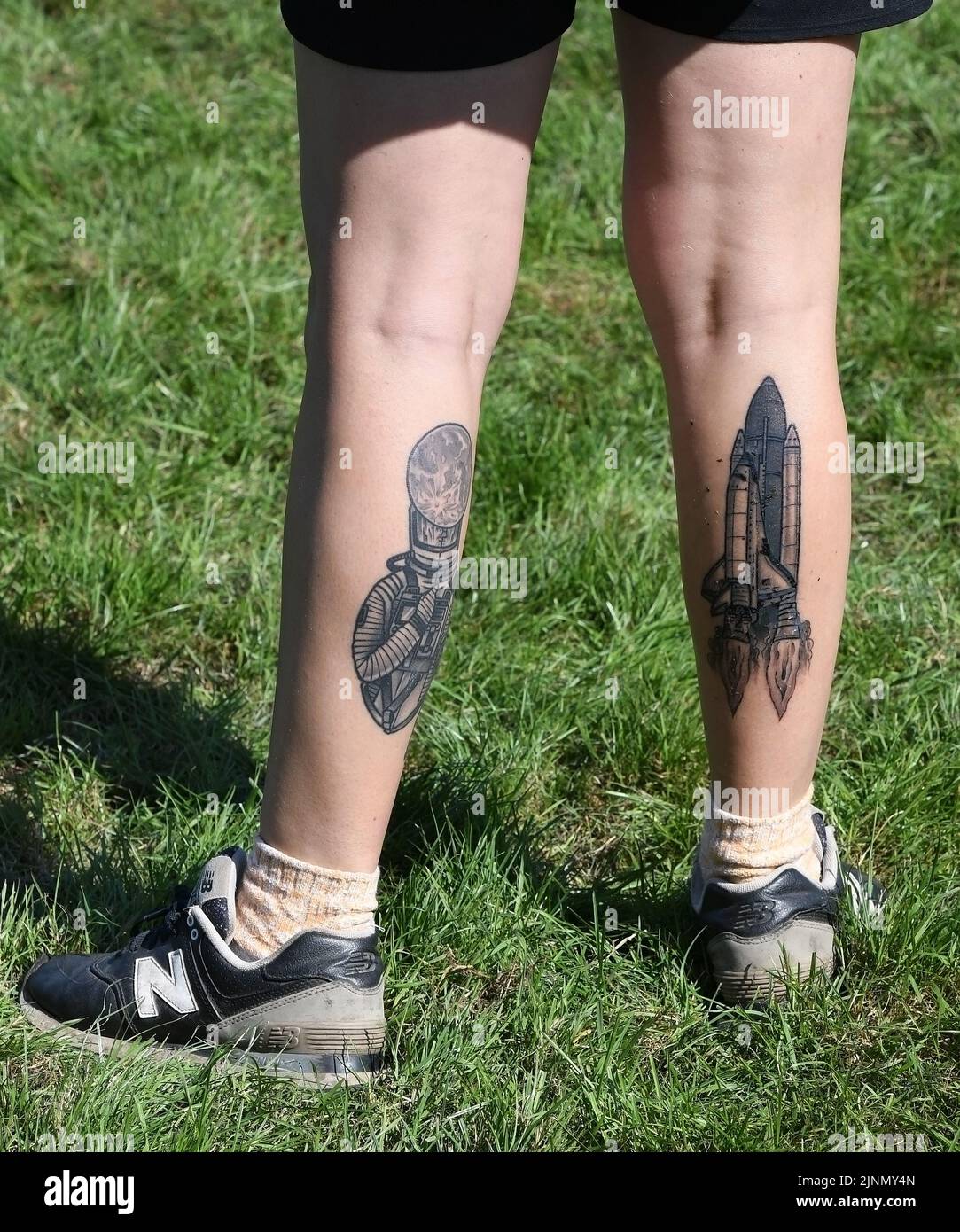 Legs tattoo hi-res stock photography and images - Alamy