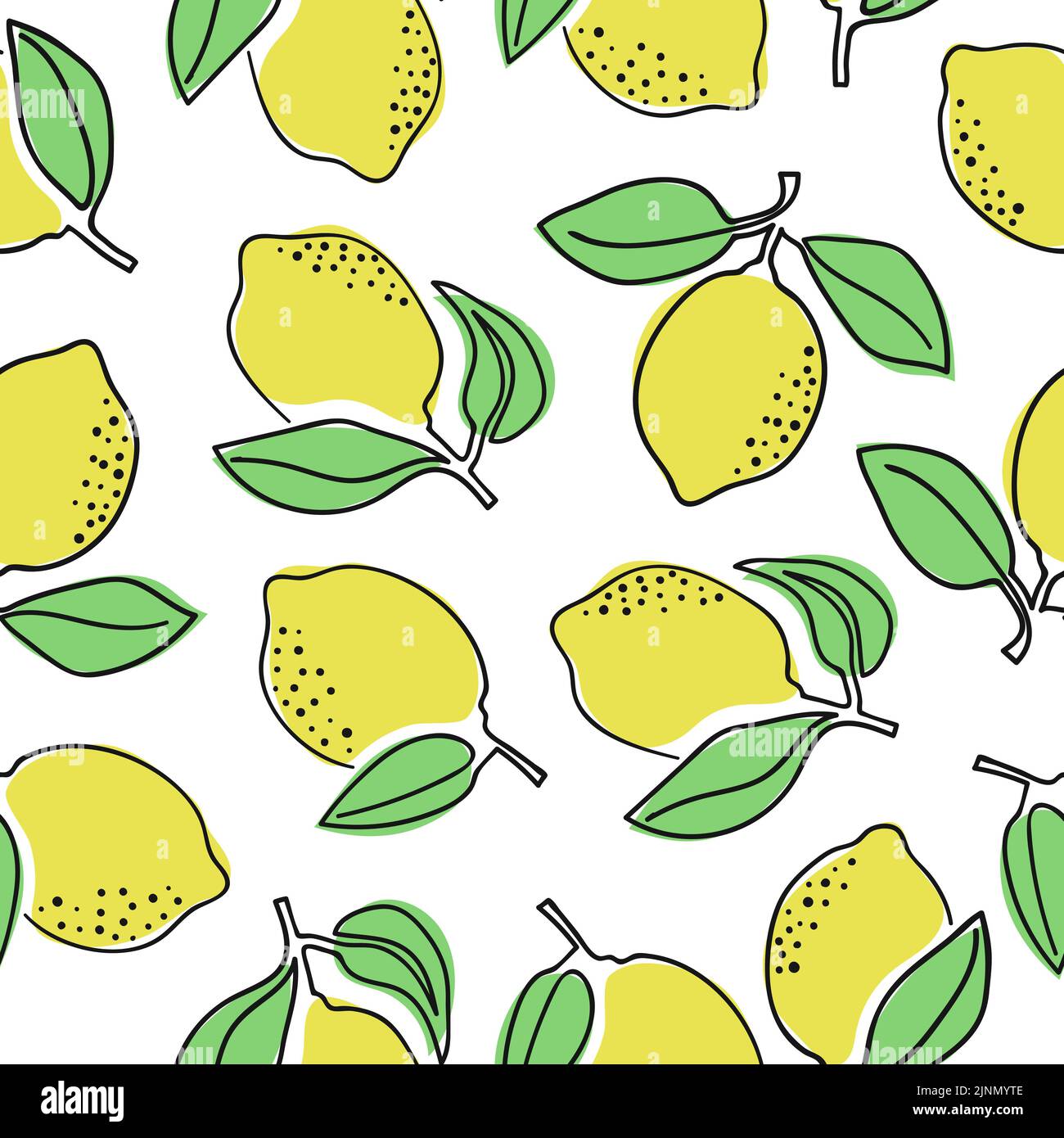 Lemons pattern Stock Vector Images - Alamy