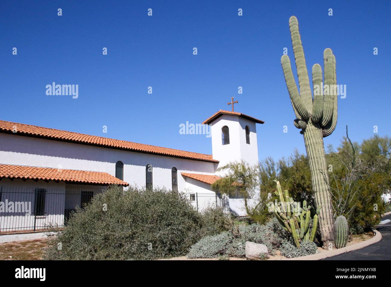 St. Ignatious of Antioch Church, Mesa Stock Photo Alamy