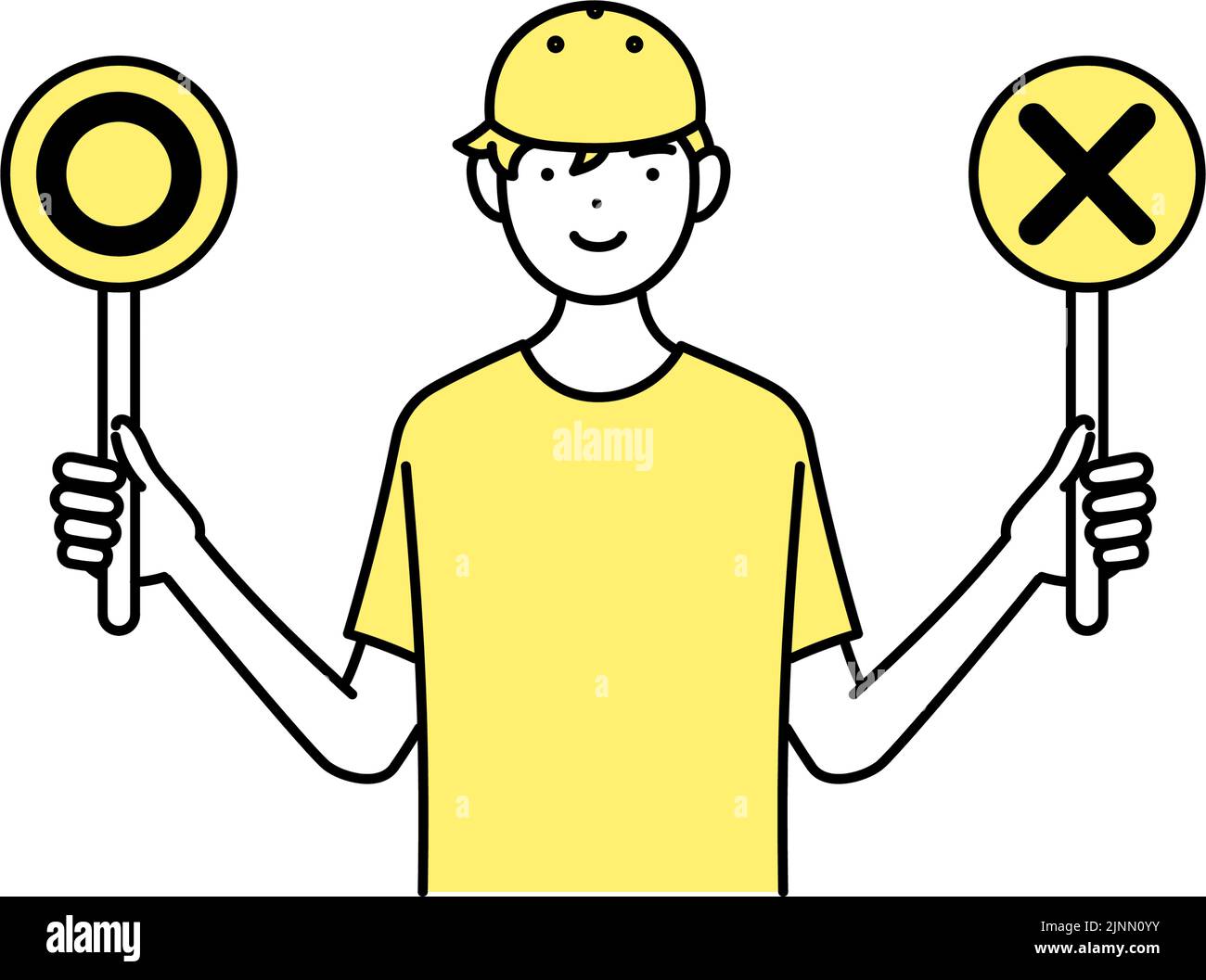 Young boy with stick Stock Vector Images - Alamy