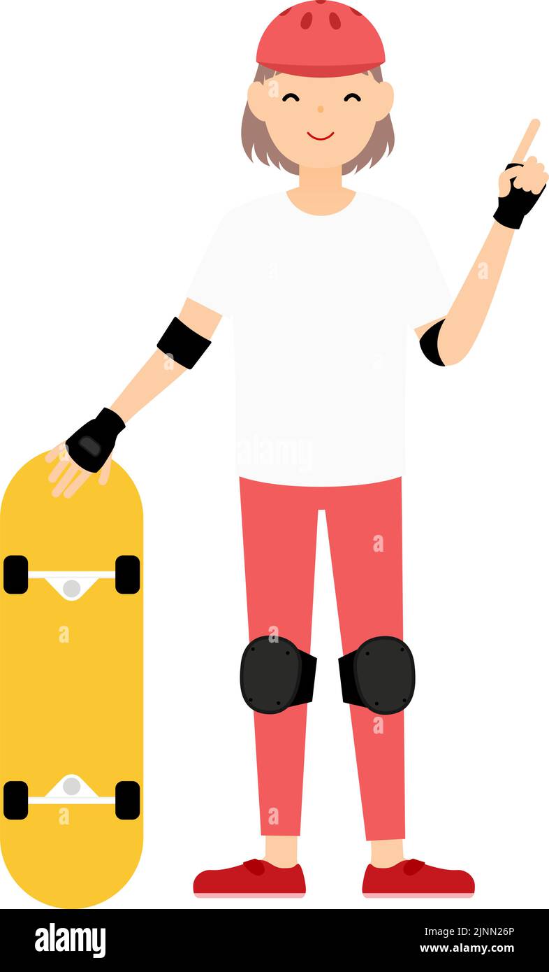 Girl reaching down Stock Vector Images Alamy