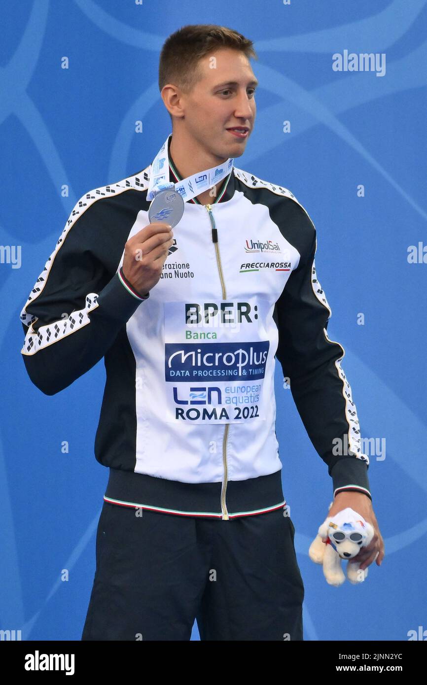 Rome, Italy. 12th Aug, 2022. Federico Poggio (ITA) during the LEN