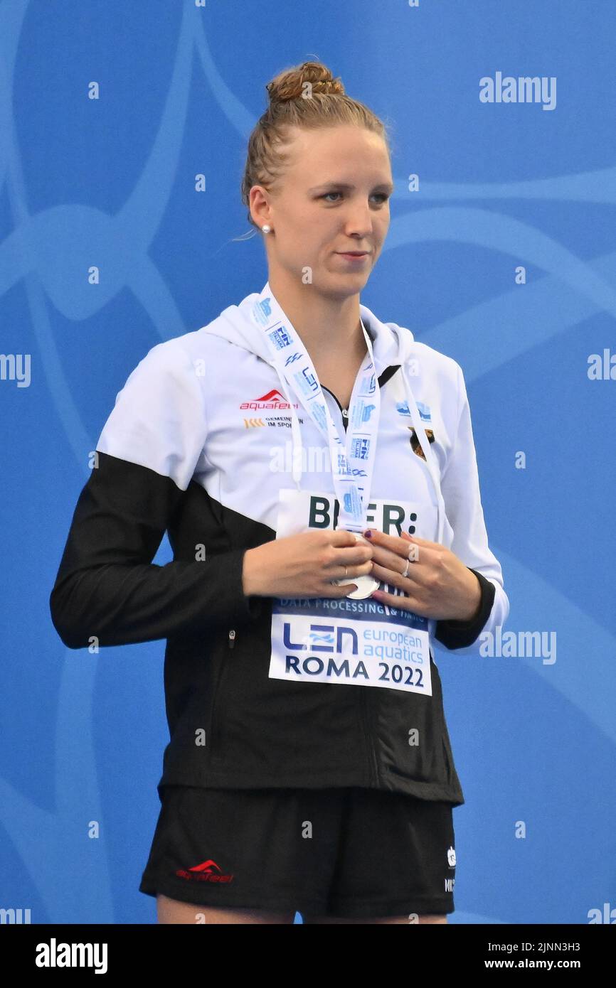 Rome, Italy. 12th Aug, 2022. Isabel Marie Gose (GER) during the LEN ...