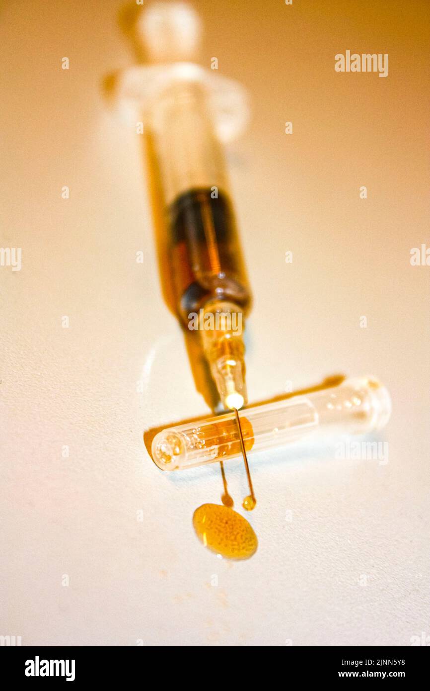 Health drugs dirty table hi-res stock photography and images - Alamy