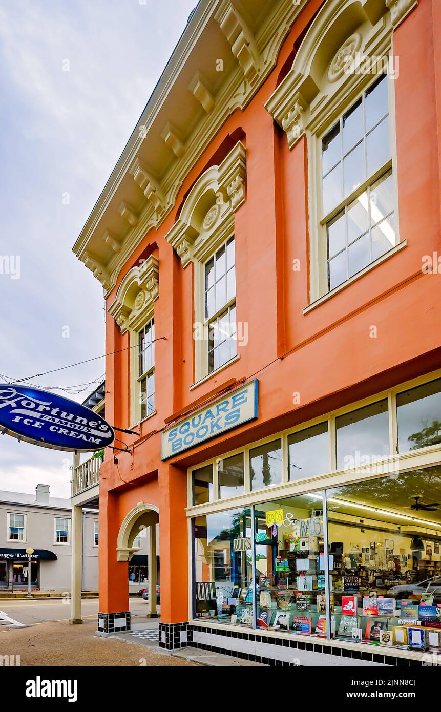 Square Books is pictured, May 31, 2015, in Oxford, Mississippi. The family-owned bookstore was founded in 1979 by Richard and Lisa Howorth. Stock Photo