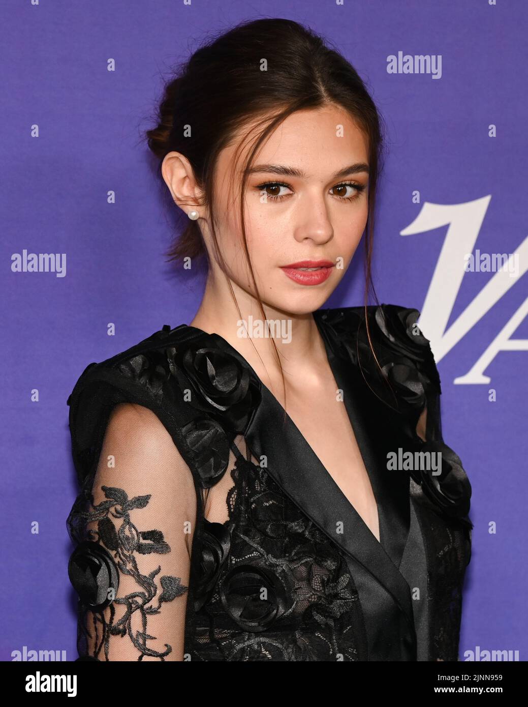 August 11, 2022, Hollywood, California, USA: Nicole Maines attends the Variety's 2022 Power Of Young Hollywood Celebration Presented By Facebook Gaming. (Credit Image: © Billy Bennight/ZUMA Press Wire) Stock Photo