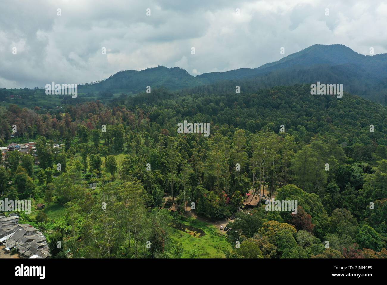 Tropical hills at West Java Indonesia Stock Photo - Alamy