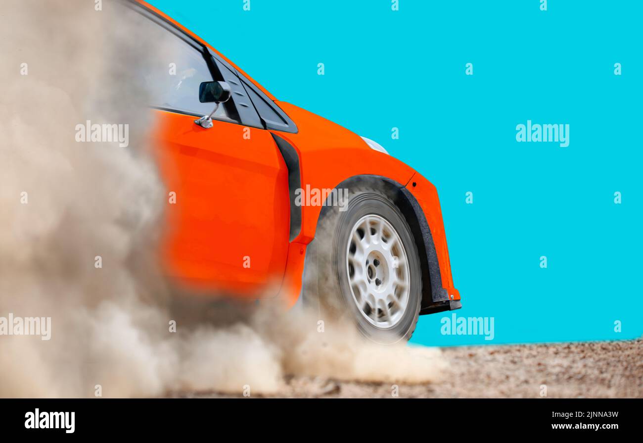 Turning speed dust track hi-res stock photography and images - Alamy