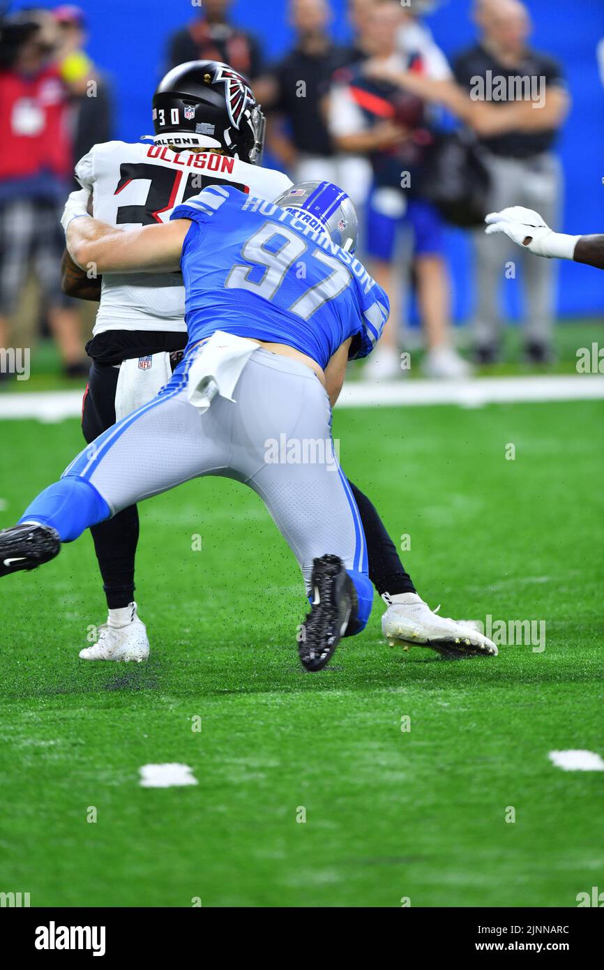 Aidan hutchinson detroit lions hi-res stock photography and images