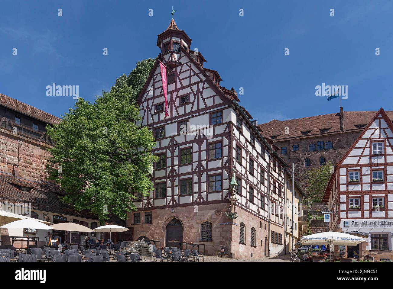 The Pilatus House, late Gothic residential building, built in 1489, today leasehold by the