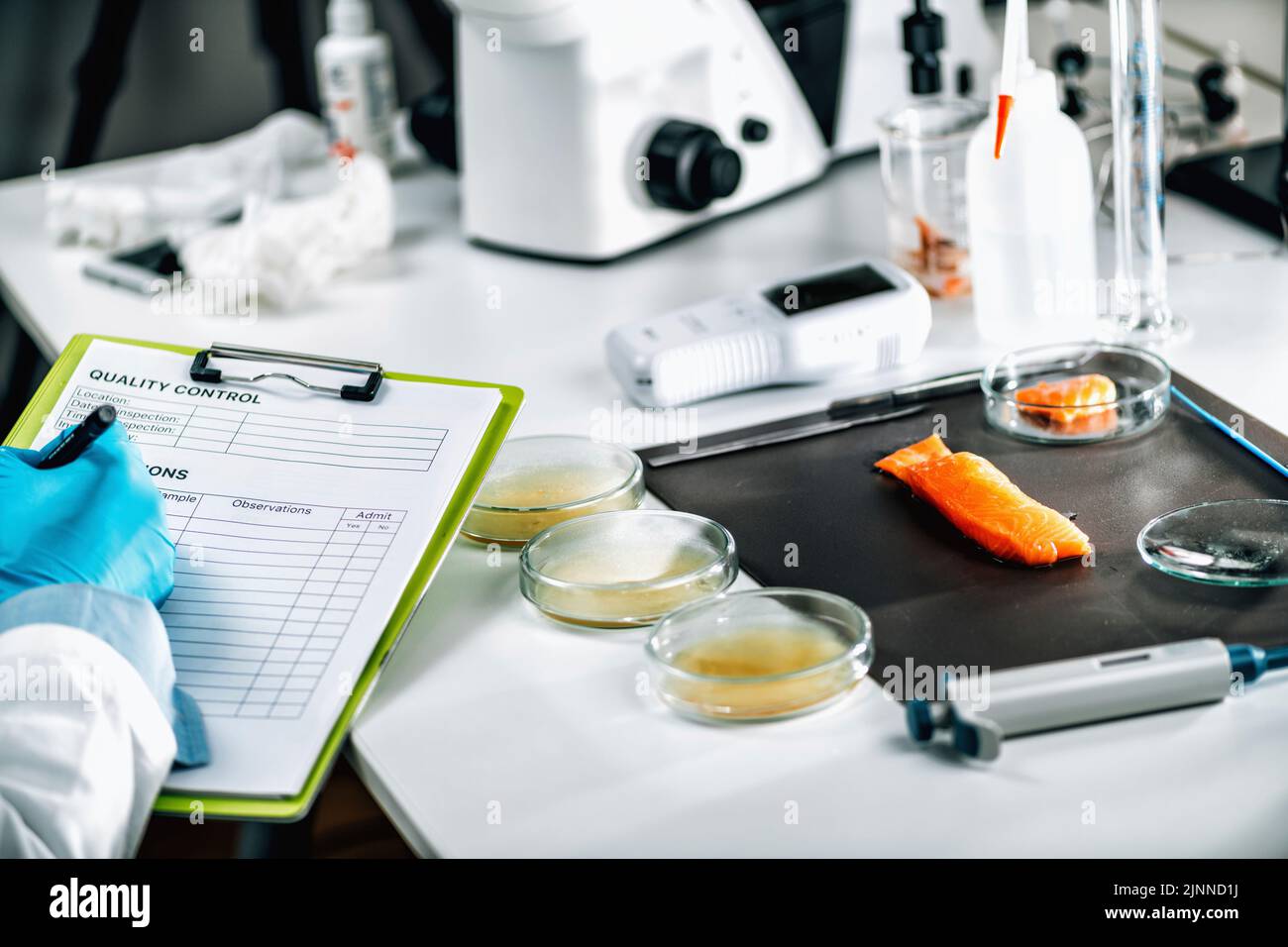 Food safety laboratory stock photo alamy