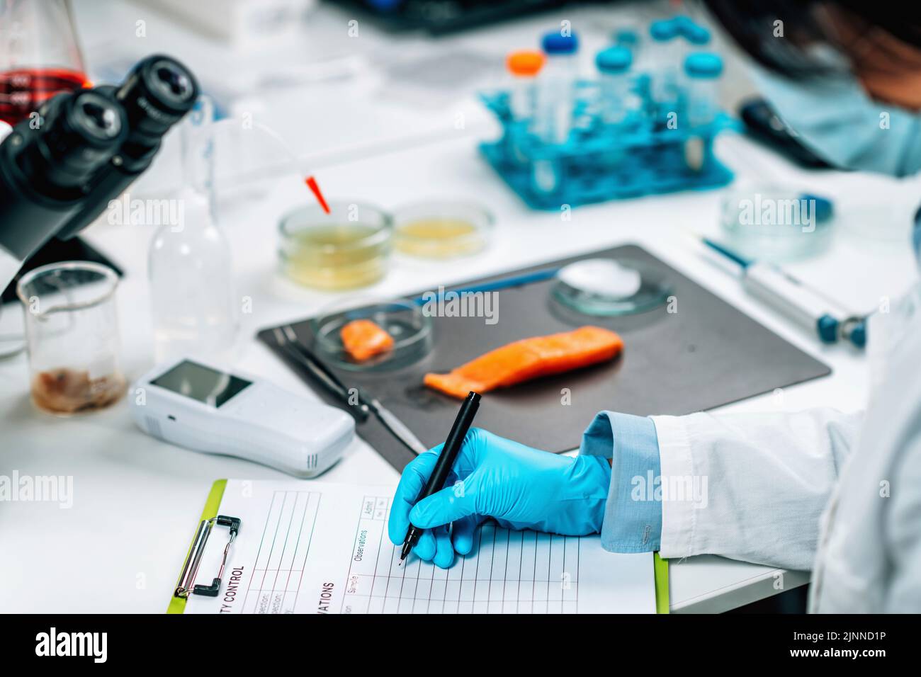 Food safety laboratory Stock Photo Alamy