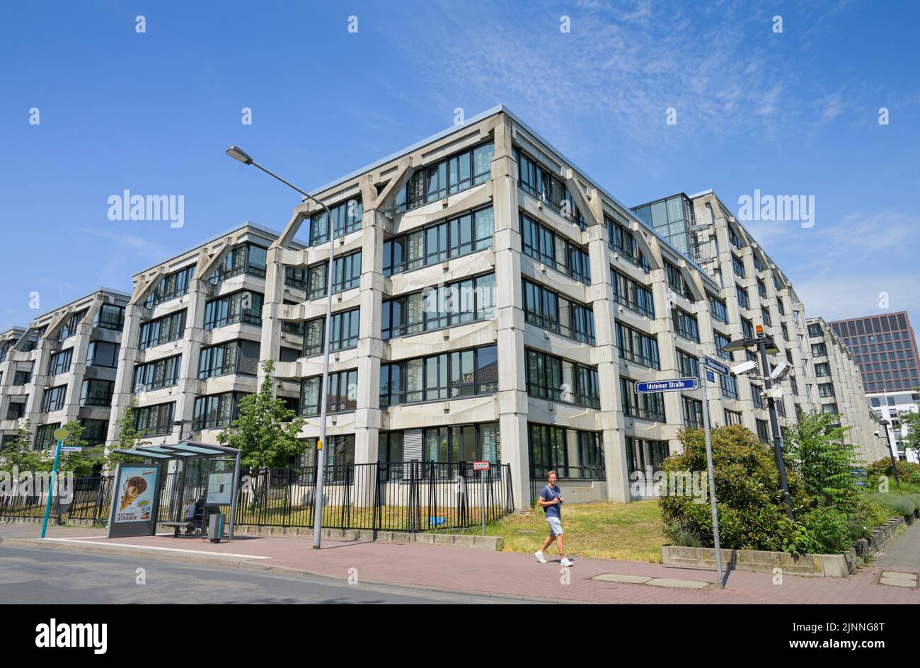 Residential building, Idsteiner Strasse, Europaviertel, Frankfurt am Main, Hesse, Germany Stock Photo
