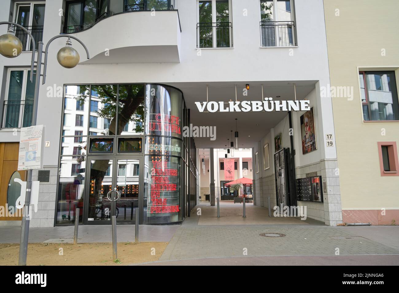 Volksbuehne, Grosser Hirschgraben 15, 60311 Frankfurt am Main, Frankfurt am Main, Hesse, Germany Stock Photo