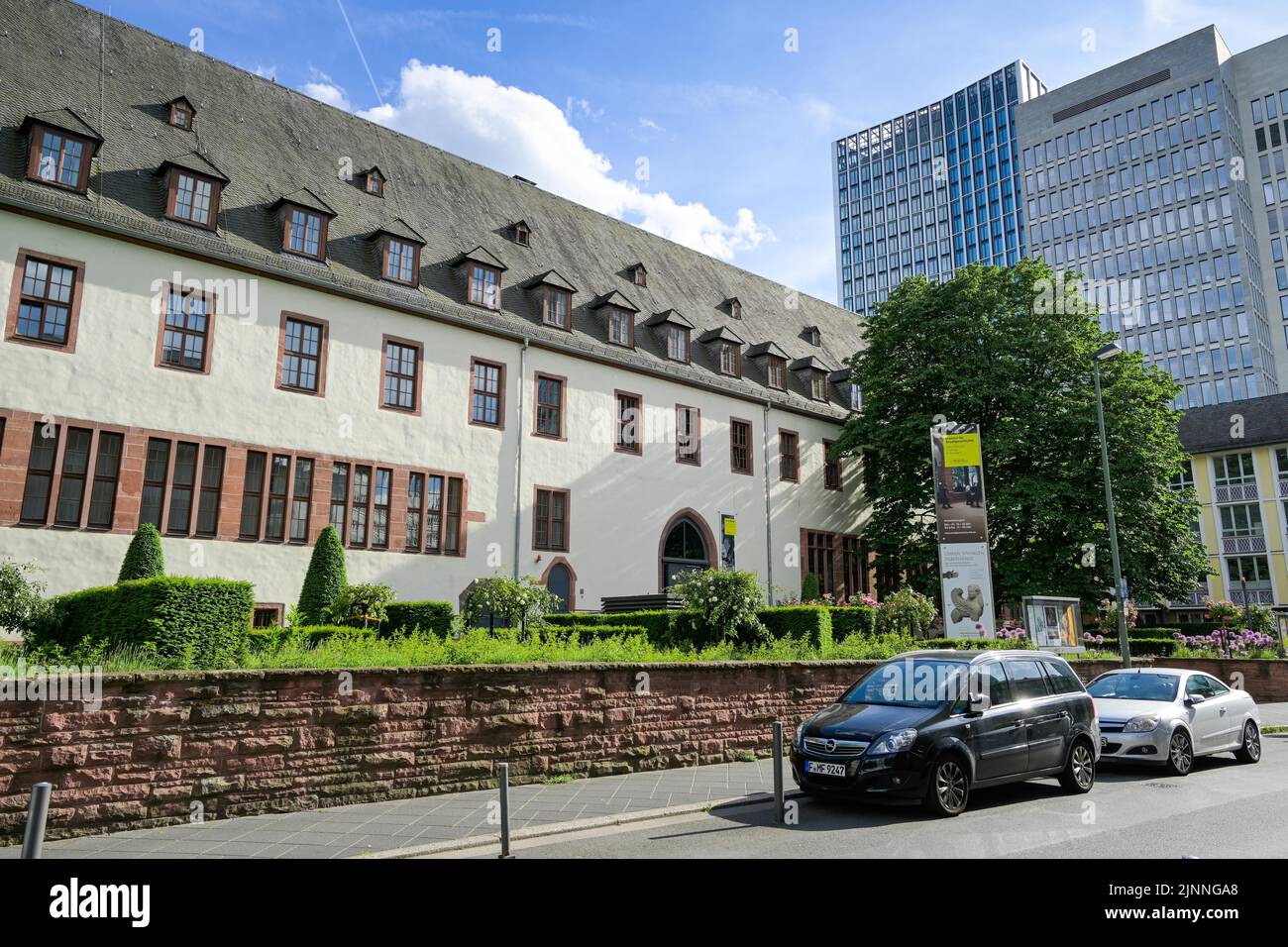 Institute for Urban History in the Carmelite Monastery, Muenzgasse, Frankfurt am Main, Hesse, Germany Stock Photo