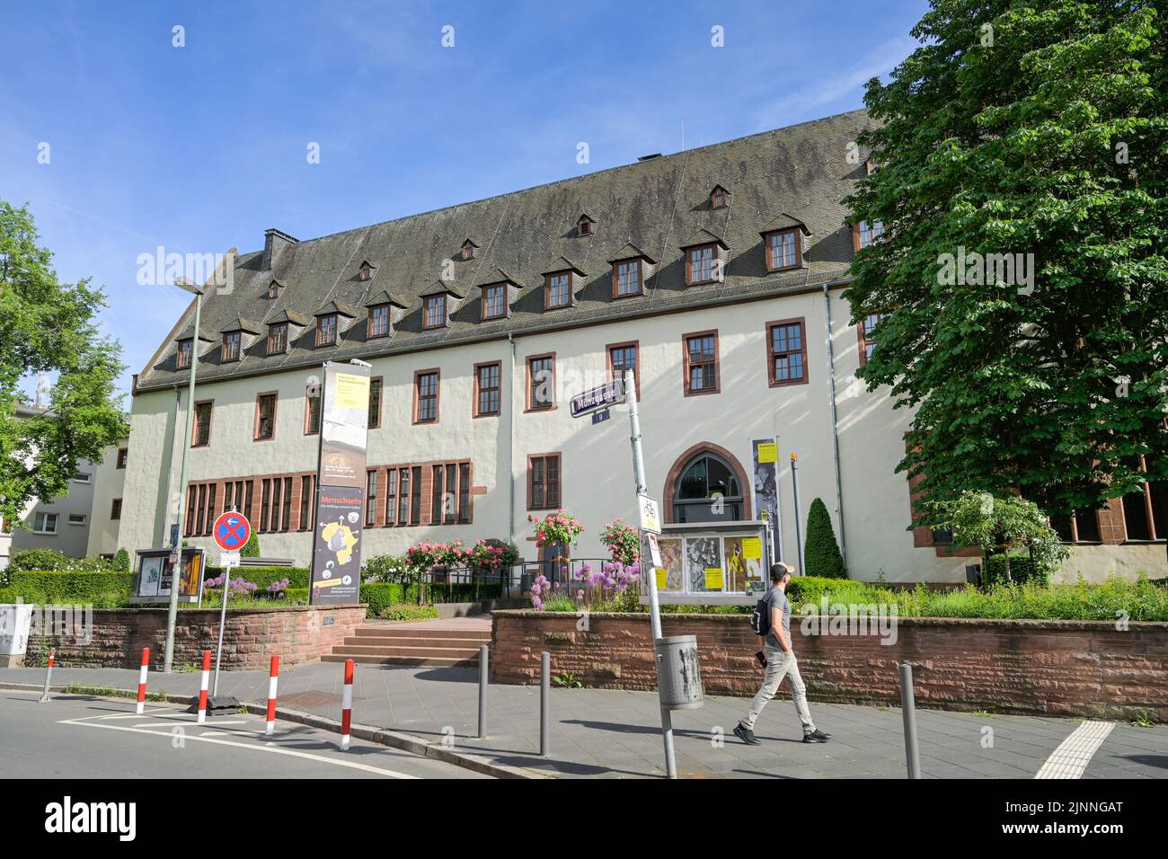 Institute for Urban History in the Carmelite Monastery, Muenzgasse, Frankfurt am Main, Hesse, Germany Stock Photo