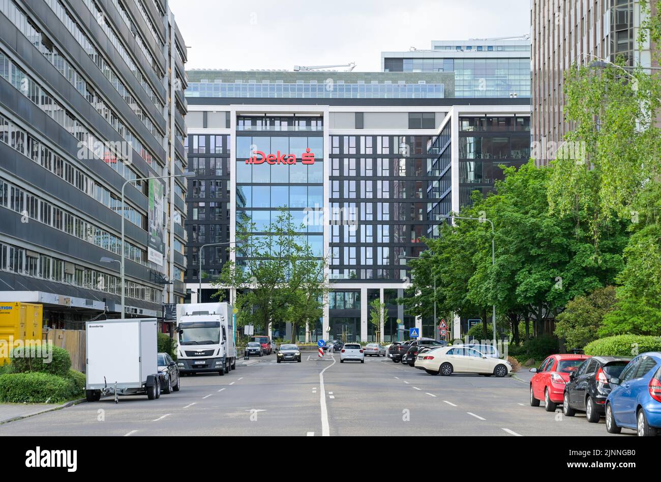 Deka Bank, Lyoner Strasse, Lyoner Quartier, Niederrad, Frankfurt am Main, Hesse, Germany Stock Photo