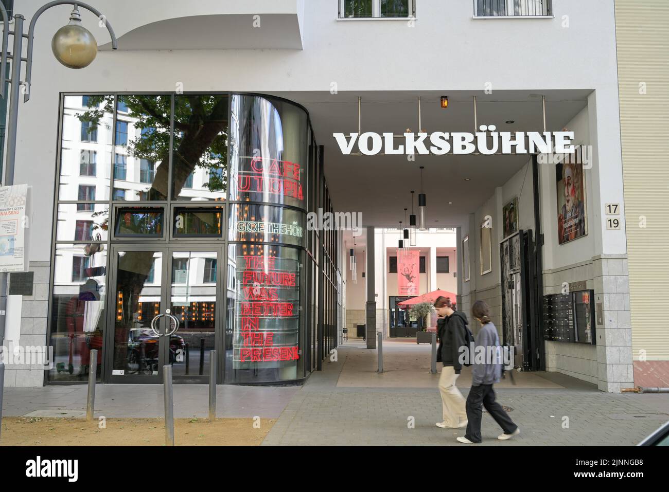 Volksbuehne, Grosser Hirschgraben 15, 60311 Frankfurt am Main, Frankfurt am Main, Hesse, Germany Stock Photo