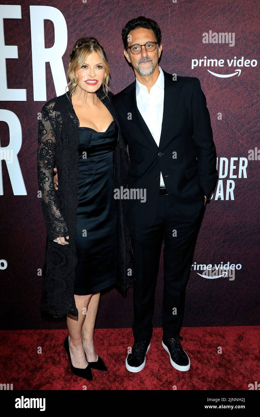 December 12, 2021, Los Angeles, California, USA: LOS ANGELES - DEC 12: Lisa Heslow, Grant Heslow at the LA Premiere of The Tender Bar at TCL Chinese Theatre IMAX on December 12, 2021 in Los Angeles, CA (Credit Image: © Nina Prommer/ZUMA Press Wire) Stock Photo