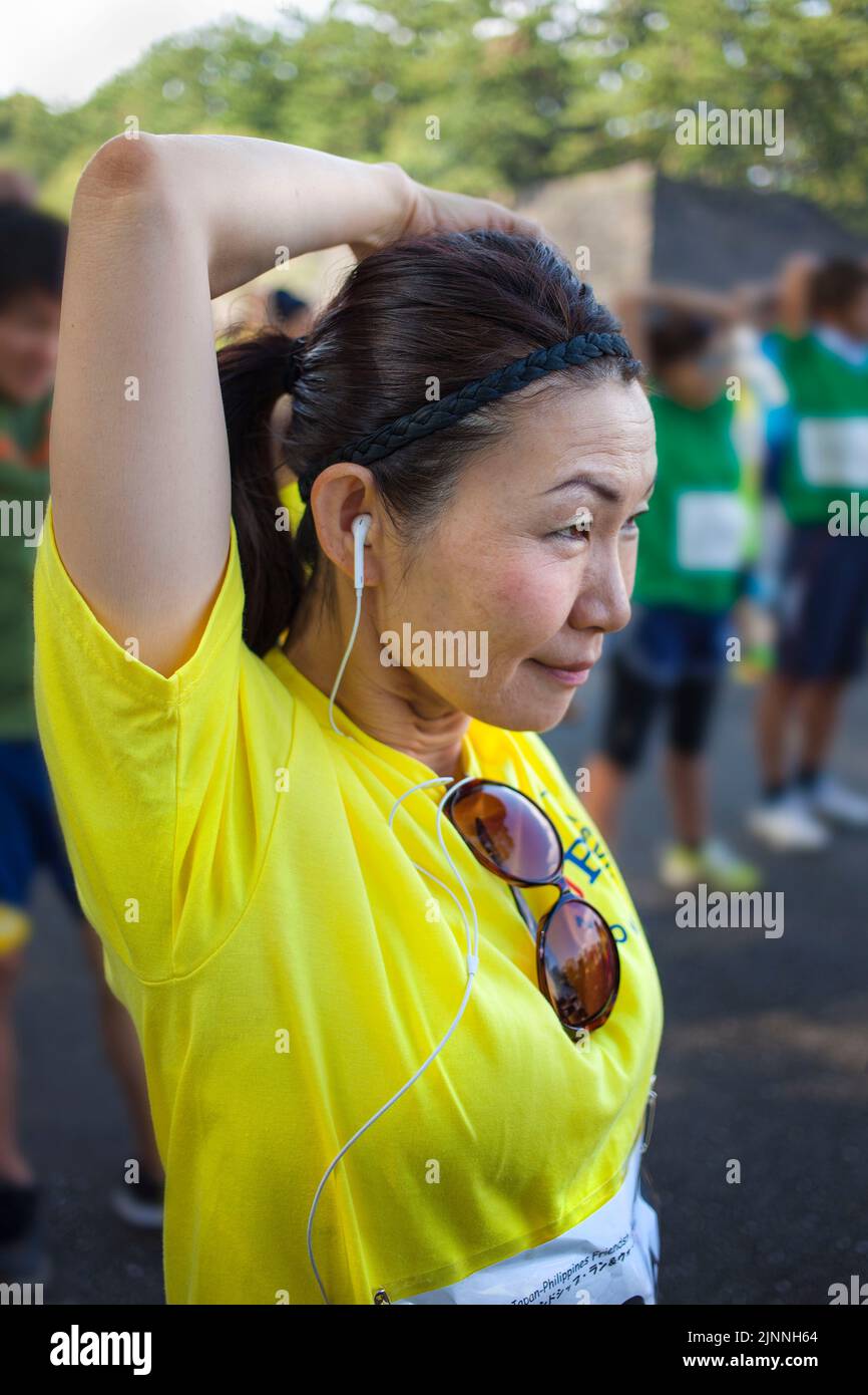 Japanese mature woman hi-res stock photography and images - Alamy