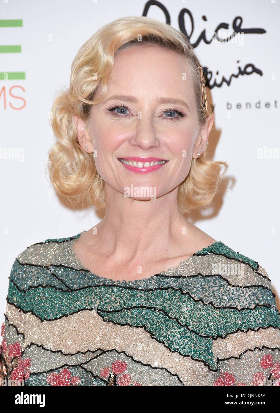 Beverly Hills, United States. 12th Aug, 2022. ARCHIVE: 20 April 2018 - Beverly Hills, California - Anne Heche. 25th Annual Race To Erase MS Gala held at Beverly Hilton Hotel Credit: Birdie Thompson/AdMedia/Newscom/Alamy Live News Stock Photo