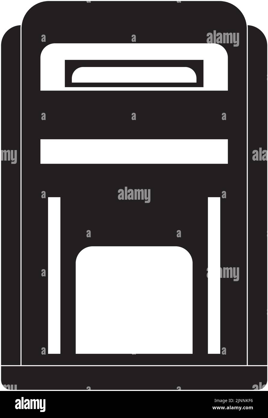 post box icon logo vector design Stock Vector Image & Art - Alamy
