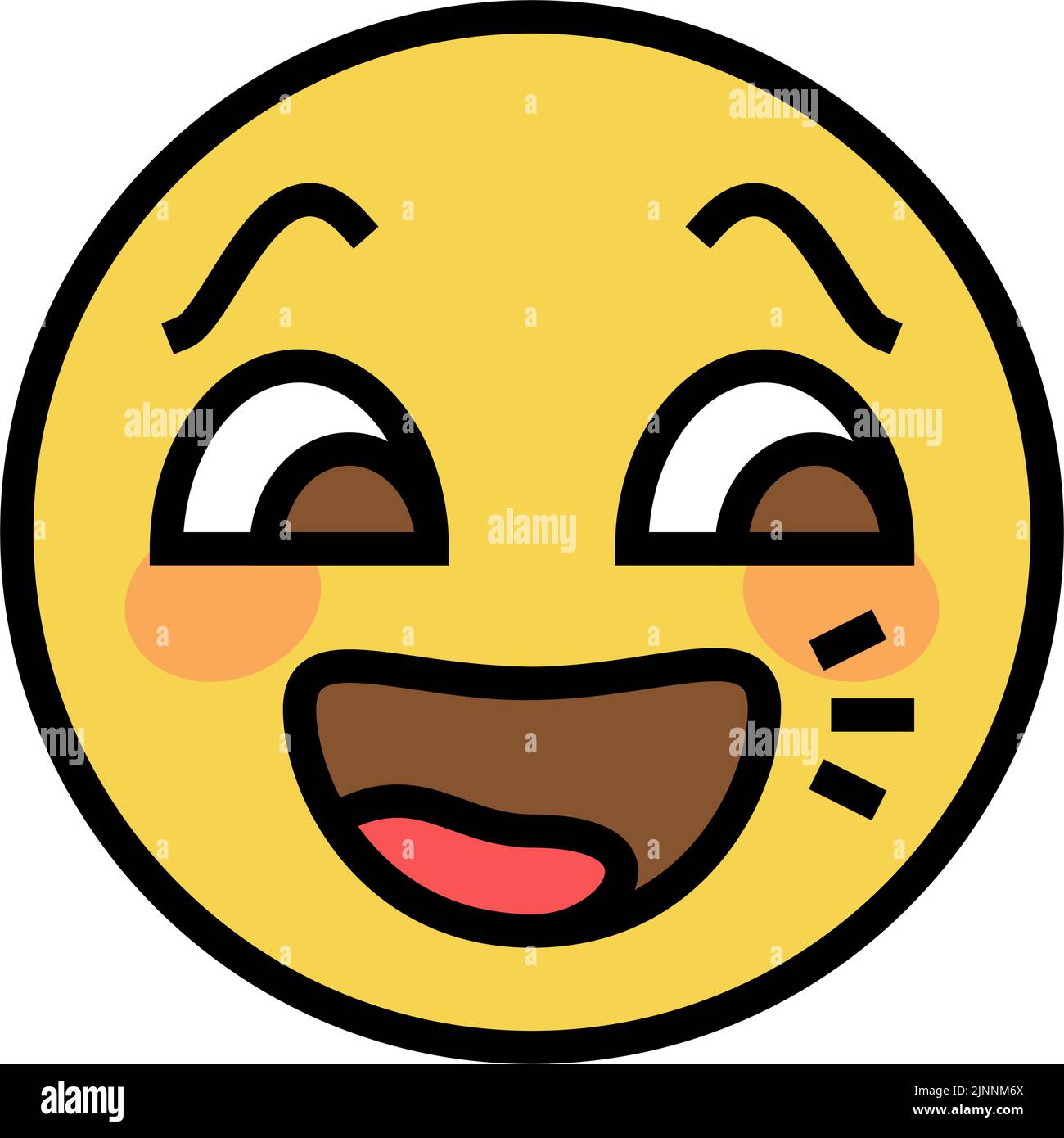 message emoji color icon vector illustration Stock Vector Image & Art