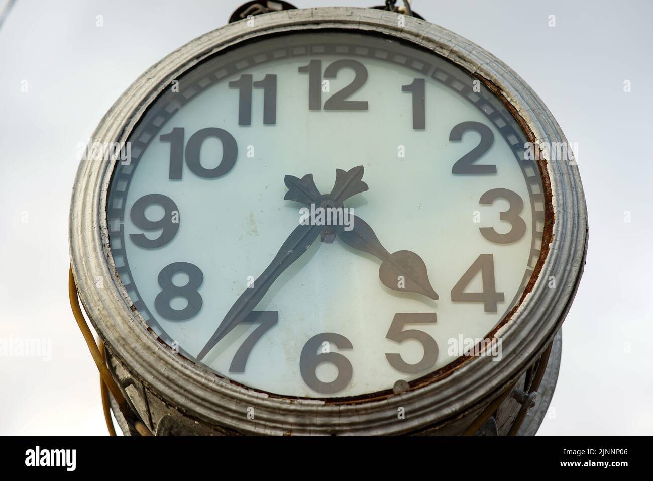 Antique clock wall midnight hi-res stock photography and images - Alamy