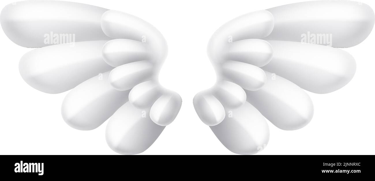 Angel Eagle Wings Emoji Emoticon Cartoon Icon Stock Vector Image & Art