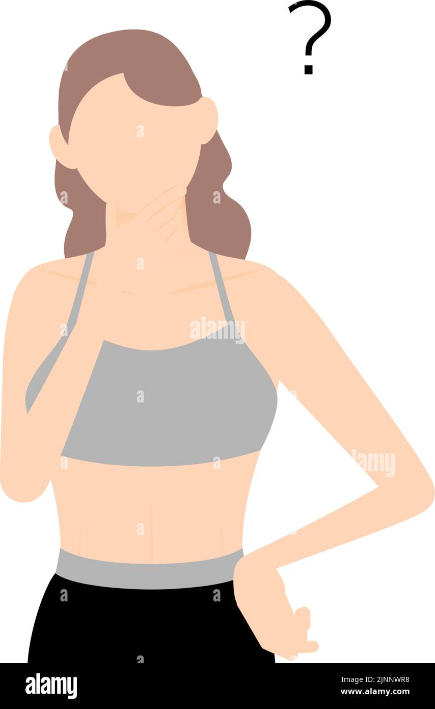 Female personal trainer gym Stock Vector Images - Alamy