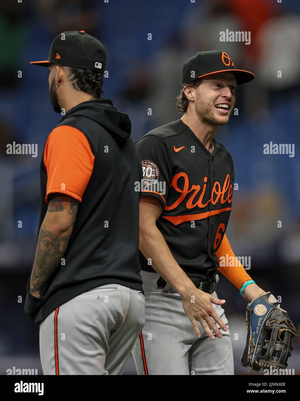 Baltimore orioles major league baseball game hires stock photography
