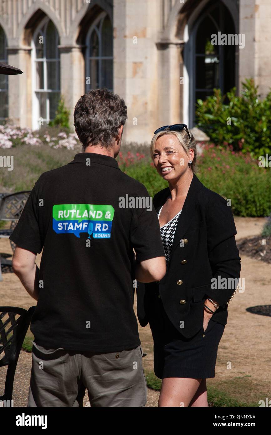 UK. 12th Aug, 2022. 12th August 2022. Rider Emma Hyslopb being