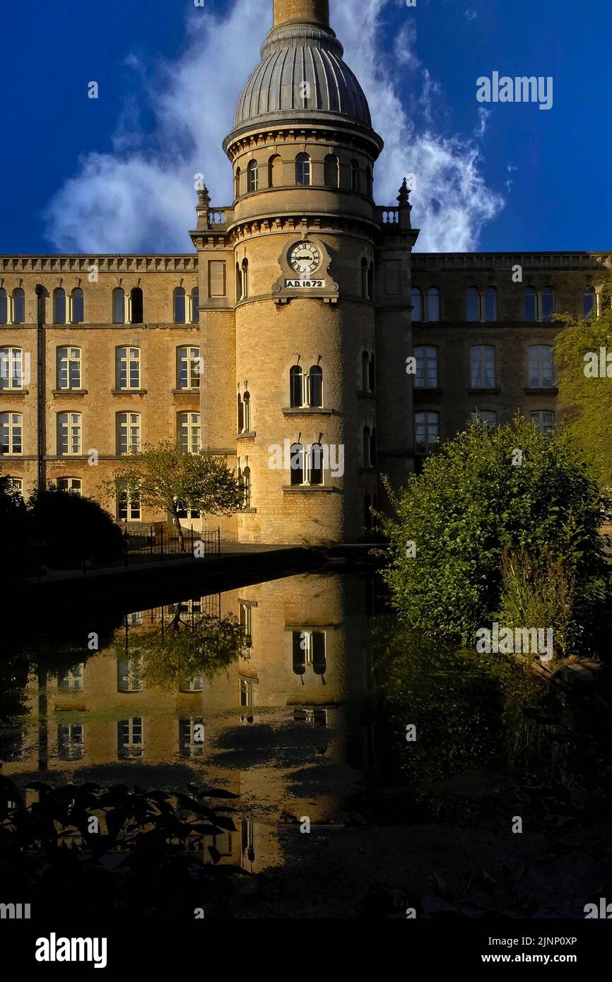 A calm reflection of the Cotswolds wool industry and its heritage at