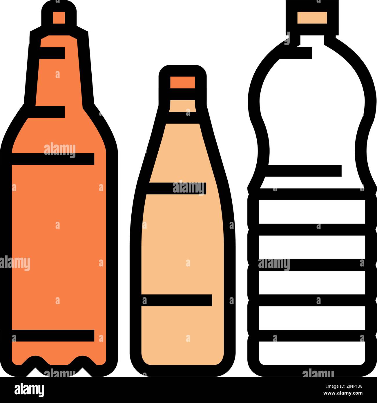 bottle packaging plastic waste color icon vector illustration Stock Vector Image & Art Alamy