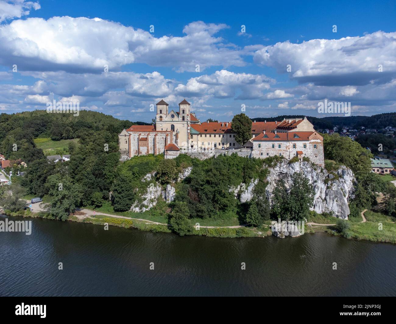 Historic buildings of the Benedictine Abbey in Tyniec, Krakow, Poland