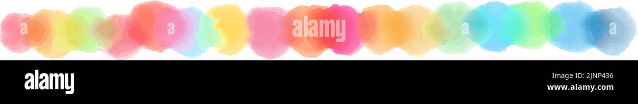 Watercolor background with SDGs image, 17 layered colors blotting ...