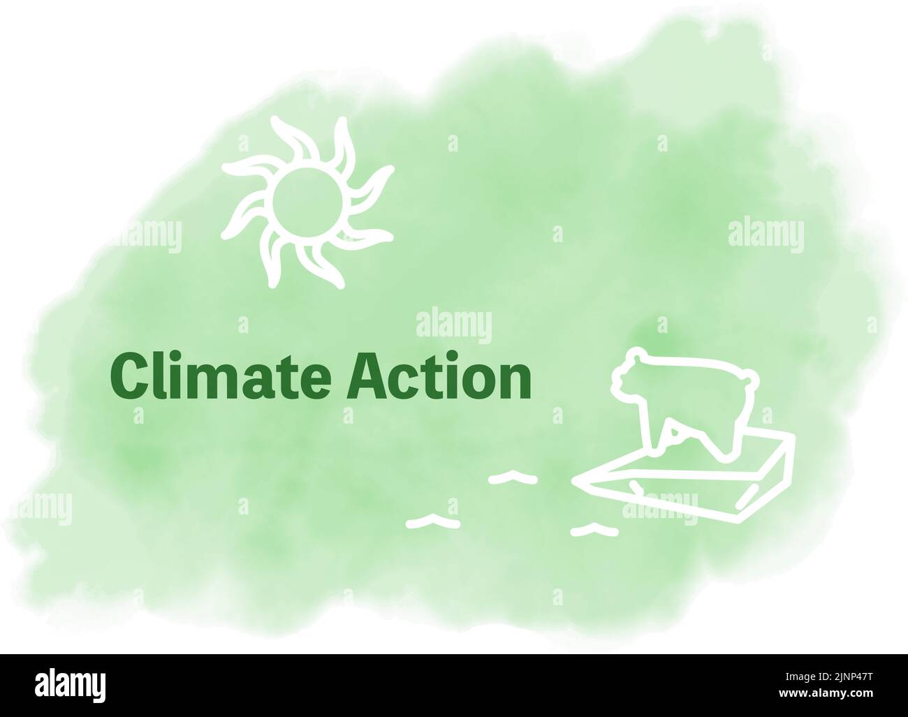 Watercolor style, SDGs Goal 13, Climate action Stock Vector Image & Art ...