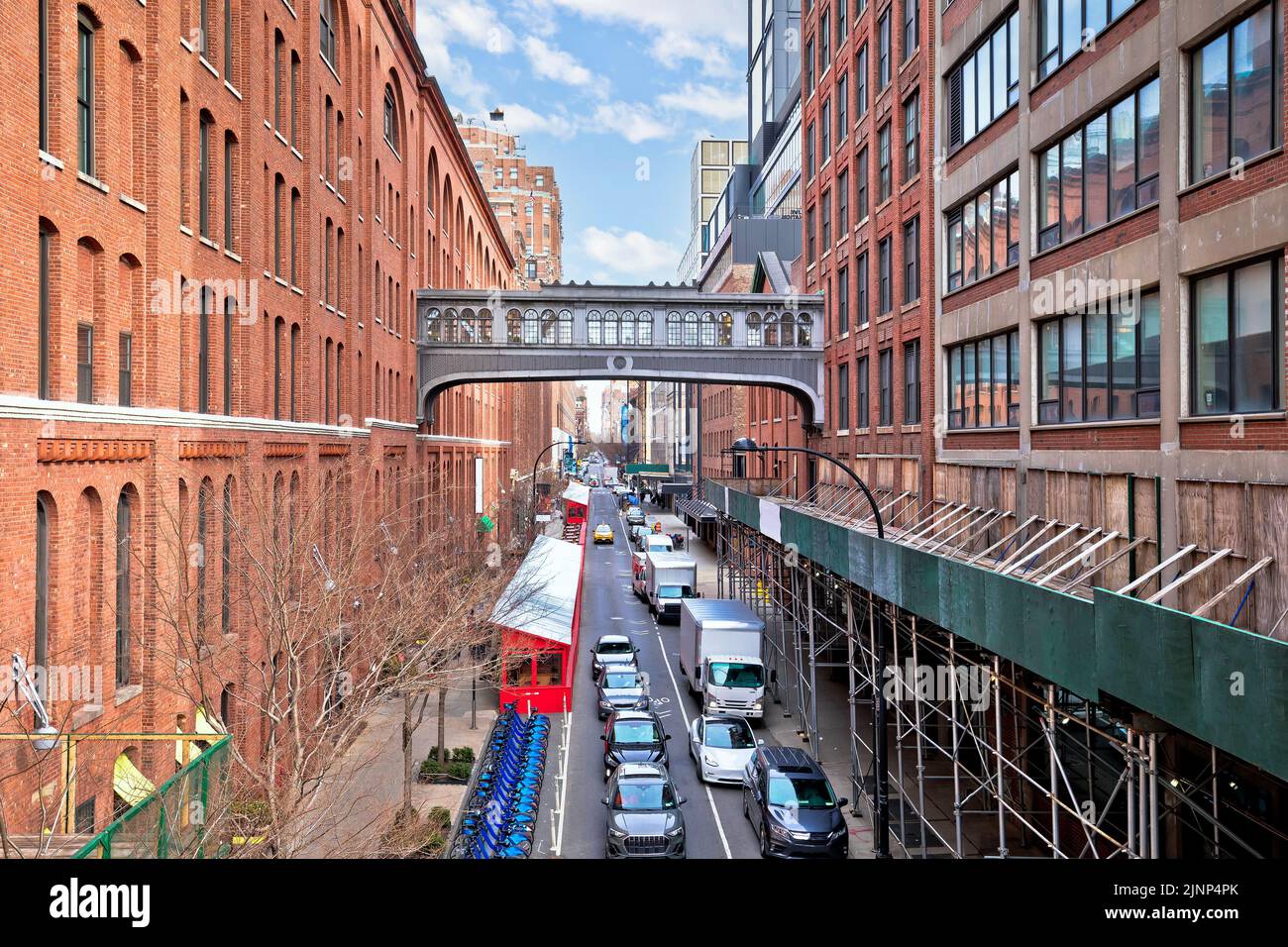 New York City W15th street Chelsea Market view, Meatpacking district NYC, United States of America Stock Photo