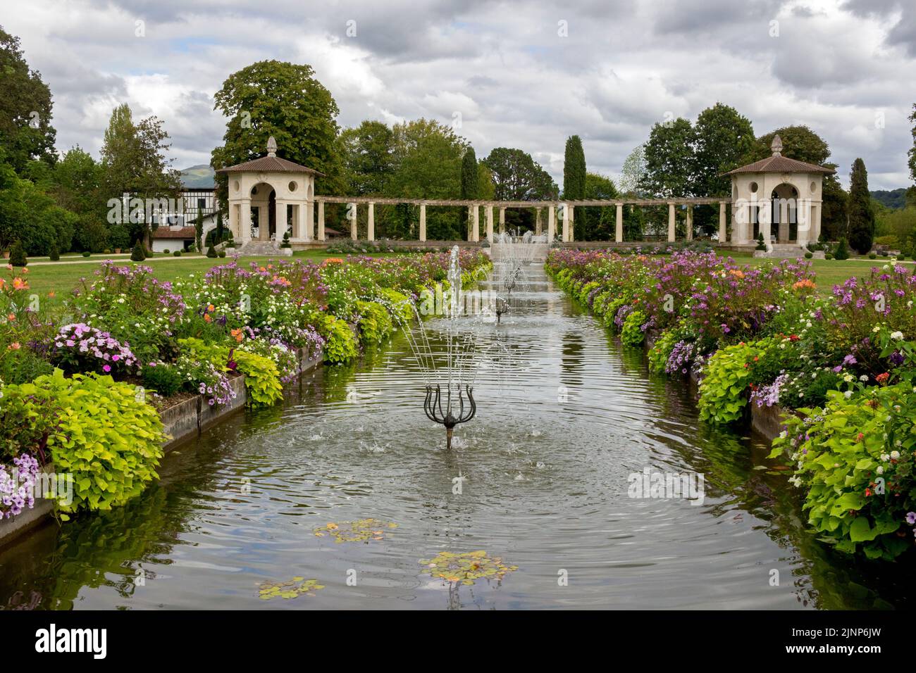 The Arnaga Estate: Edmond Rostand Museum. Cambo-les-Bains, Pyrenees-Atlantiques, France Stock Photo